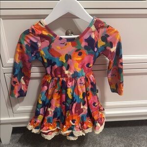 Cheeky Plum Floral Dress 12-18 Months